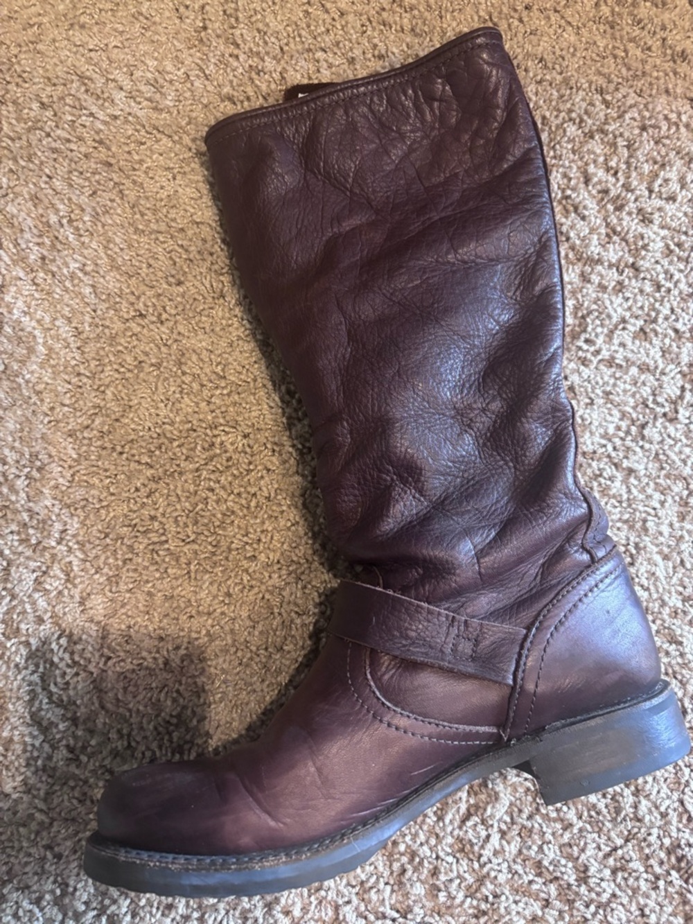 Frye Veronica Slouch- soft leather in Dark Brown size 8.5